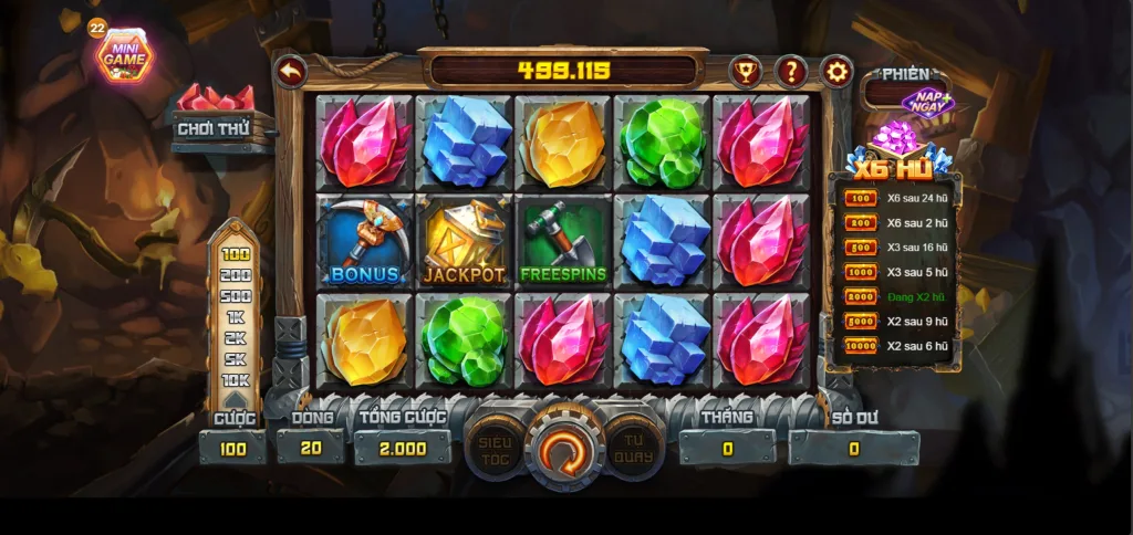 Game Nổ Hũ Mỏ Đá Quý Tại Betvip