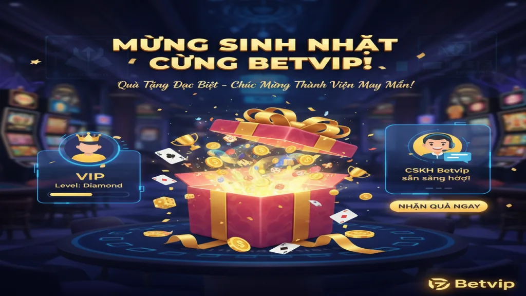 Quà tặng sinh nhật Betvip
